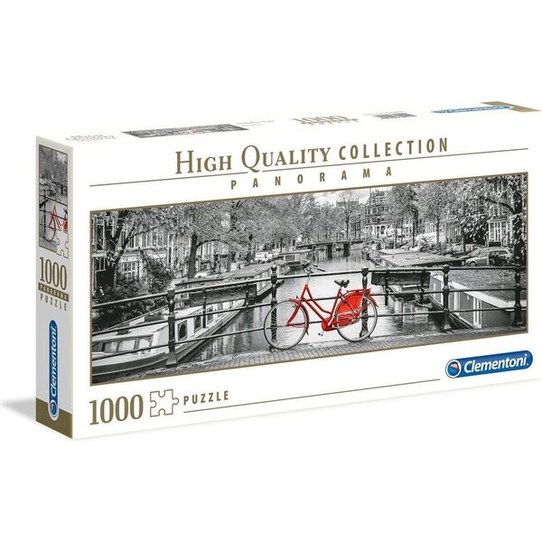 Clementoni 39440 - Collezione Di Alta Qualità - Bicicletta Di Amsterdam, Puzzle, 1000 Pezzi-image