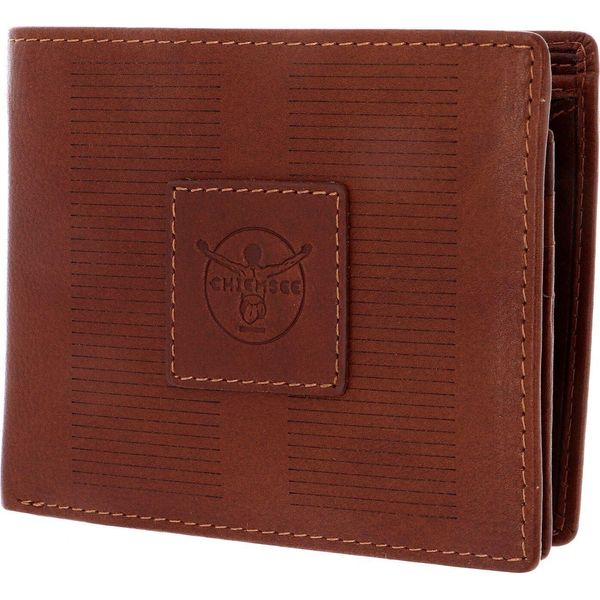 Chiemsee Pelle Portafoglio Haiti Wallet With Flap Cognac Marrone-image