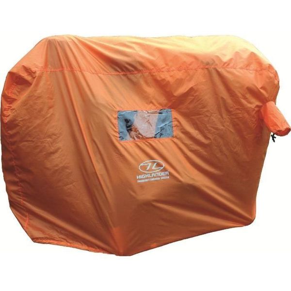 Tenda Di Emergenza Highlander Rifugio Di Sopravvivenza 4-5 Persone - Arancione-image
