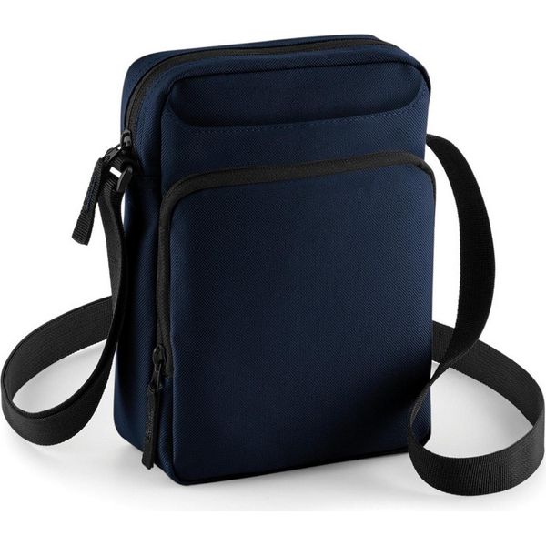 Borsa A Tracolla Bagbase (2 Pezzi/Confezione) BC4472 (Taglia Unica) (Blu Navy)-image