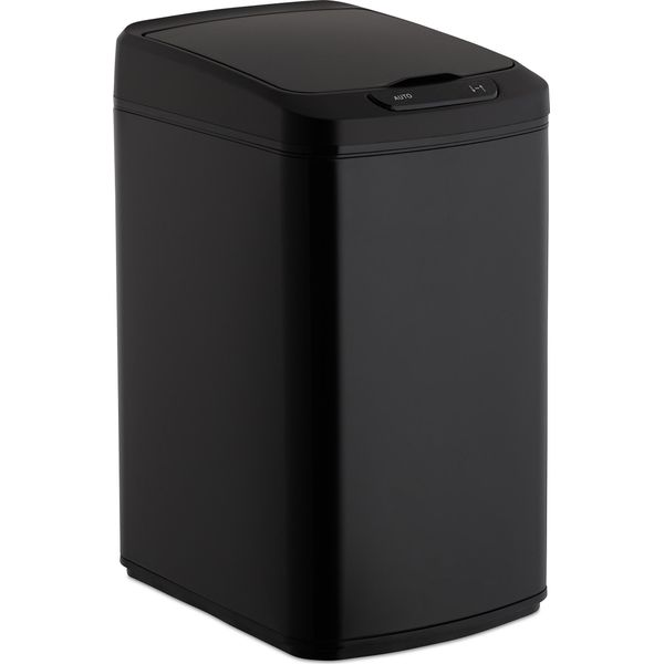Relaxdays 10026543_46 Relaxdays Sensor MüLleimer 12,0 L Schwarz-image