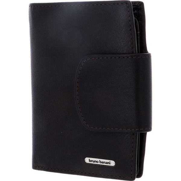 Bruno Banani Pelle Portafoglio New York Wallet With Flap Brown Marrone-image