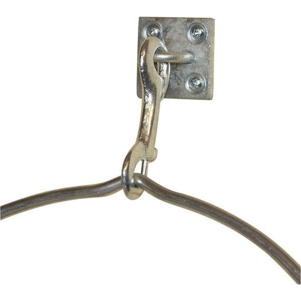 Piastra Stubbs S85PS Con Moschettone BZ1573 (Taglia Unica) (Argento)-image
