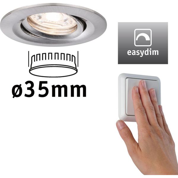 Paulmann Lampada Da Incasso Led Nova Mini Plus Orientabile A Luce Singola-image