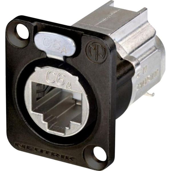 Connettore Dati Neutrik RJ45 Serie Ethercon D Presa, Poli Diritti: 8P8C NE8FDX-Y6-B Nero NE8FDX-Y6-B 1 Pz (NE8FDX-Y6-B)-image