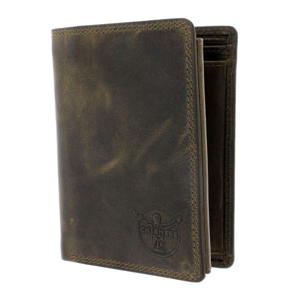 Chiemsee Pelle Portafoglio Dalian Wallet With Flap Green Verde-image