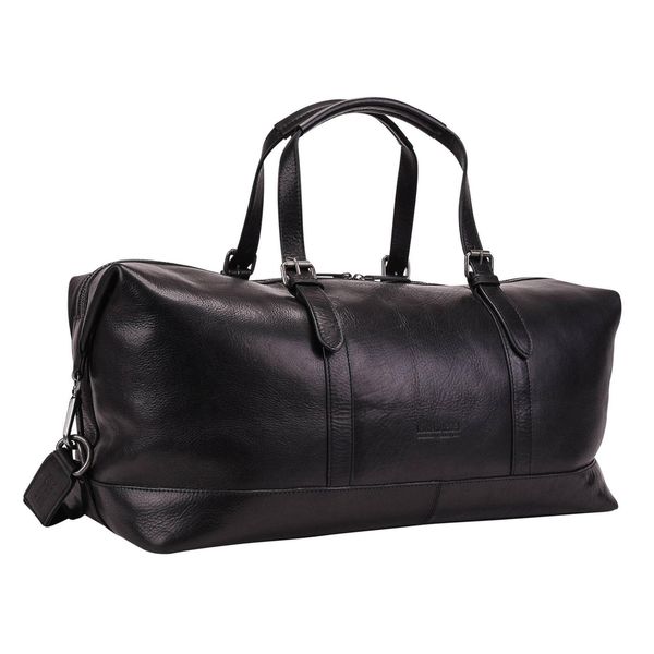 Leonhard Heyden Borsa Da Viaggio Borsa A Tracolla Roma Travel Bag Black Nero-image
