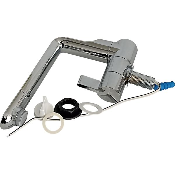 Rubinetto Acqua Fredda Arona Camper Caravan Campeggio + Interruttore Cromo-image