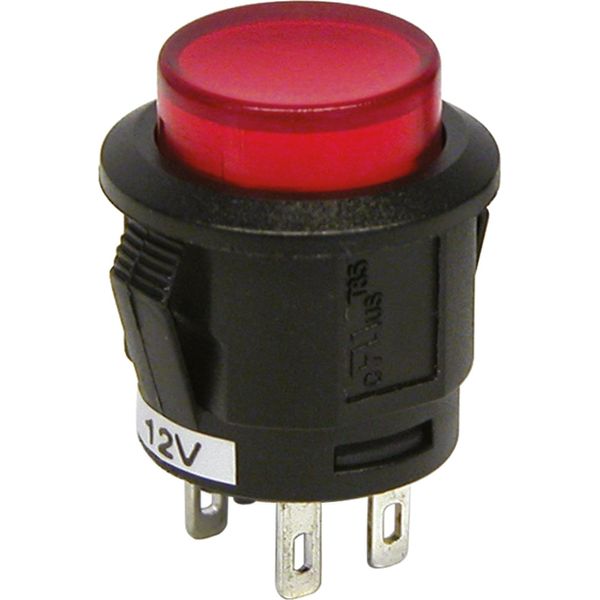 Interruttore A Pulsante Per Auto 12 V Rosso 20A-image