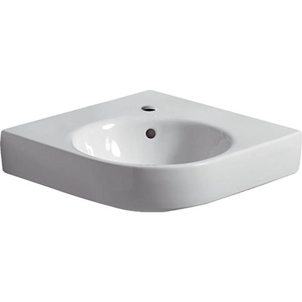 Geberit Renova Nr.1 Comprimo Nouveau Lavabo D'angle, 50Cm, 226150000, 226150000-image