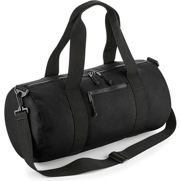 Borsa Sportiva Bagbase Recycle Barrel PC3773 (Taglia Unica) (Nero)-image