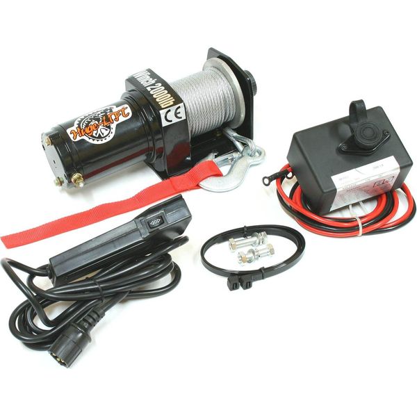 Varan Motors - Var-P2000-1A Verricello A Cavo 12V Atv Quad Forest Offroad Verricello A Cavo Telecomandato 907KG Verricello-image