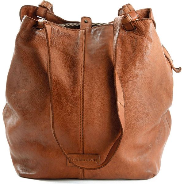 Harold's Pelle Borsa A Tracolla Borsa Shopper Submarine Shopper Twin Upend Cognac Marrone-image
