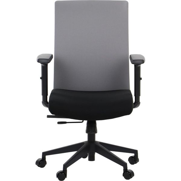 Sedia Da Ufficio Ergonomica Girevole Riverton F/L, Braccioli Regolabili, Seduta Scorrevole (Avanti-Indietro), Nero/Grigio-image