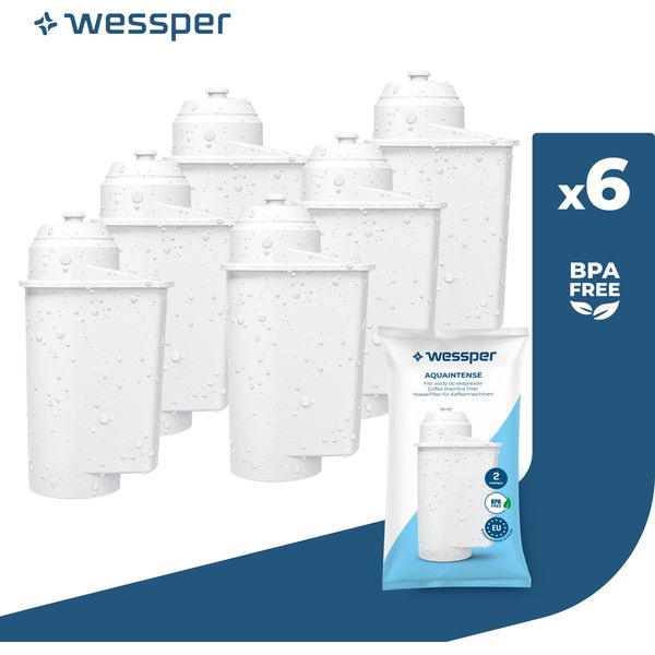 6X Filtro Acqua Wessper Per Siemens EQ.6 EQ.9 EQ.300 EQ.500 Iq700 Sostituisce TZ70003-image