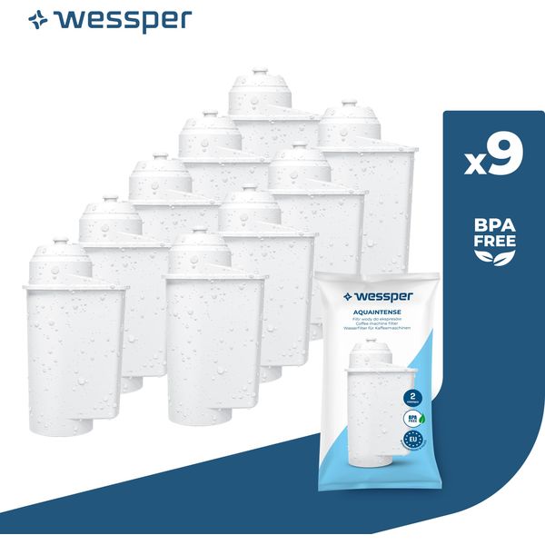 9X Filtro Acqua Wessper Per Siemens EQ.6 EQ.9 EQ.300 EQ.500 Iq700 Sostituisce TZ70003-image