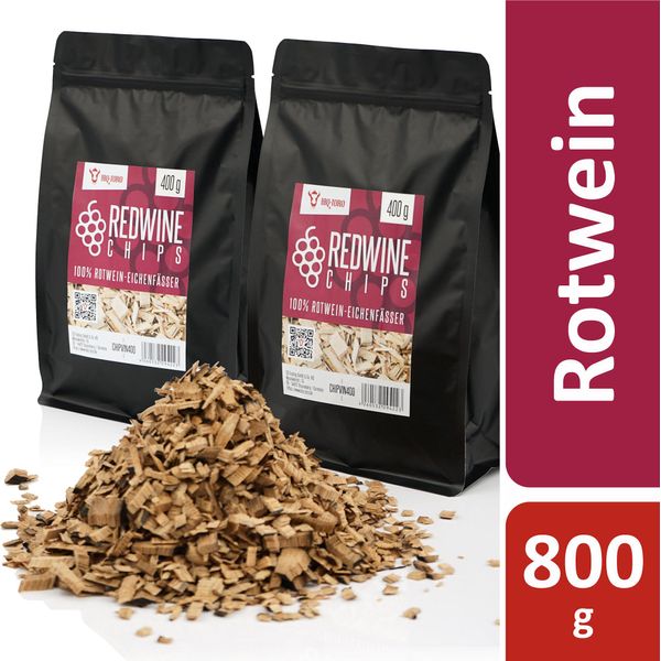 Bbq-Toro Chips Per Affumicatura Al Vino Rosso 800 G, Chips Per Affumicatura Per Barbecue A Gas, Affumicatore, Bbq, Affumicatura, Accessori Per Barbecue-image