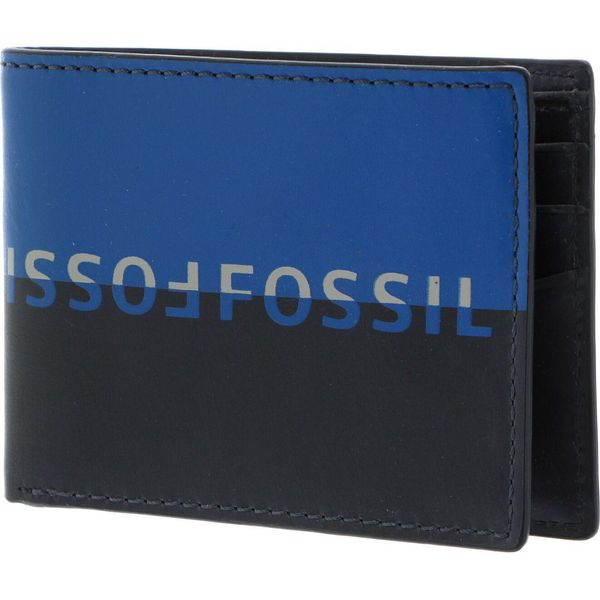 Fossil Portafoglio Maury Bifold Wallet Midnight Navy Blu Multicolore-image