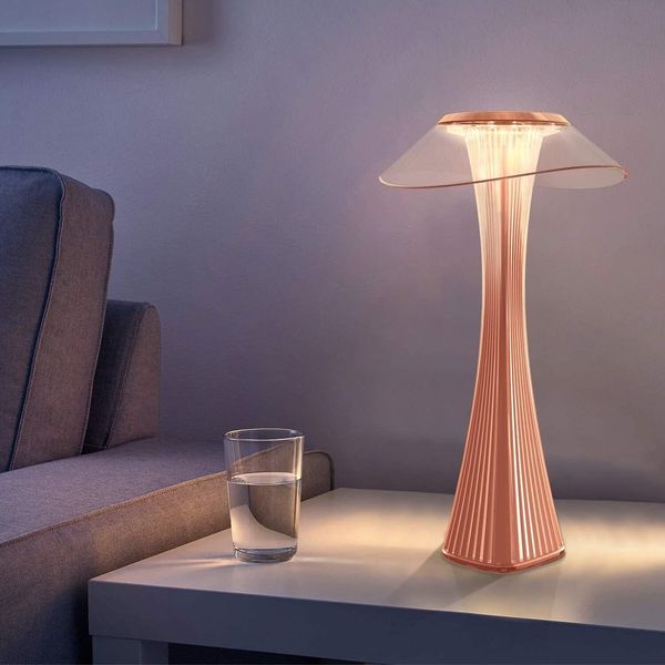 Zmh Led Lampada Da Tavolo A Batteria Touch Dimmerabile, Lampada Da Tavolo Moderna Per Camera Da Letto Lampada Da Tavolo Per Camera Da Letto Soggiorno E Ufficio-image
