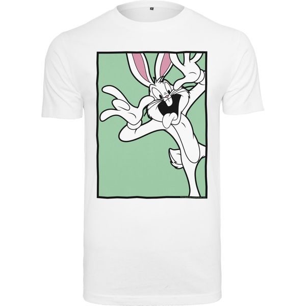 Merchcode Maglietta Looney Tunes Bugs Bunny Funny Face Tee Bianco-S-image