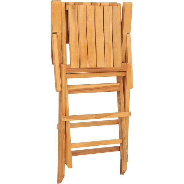 Vidaxl Sedie Da Giardino 8 Pz. Pieghevoli 55X61X90 Cm In Legno Massiccio Di Teak-image