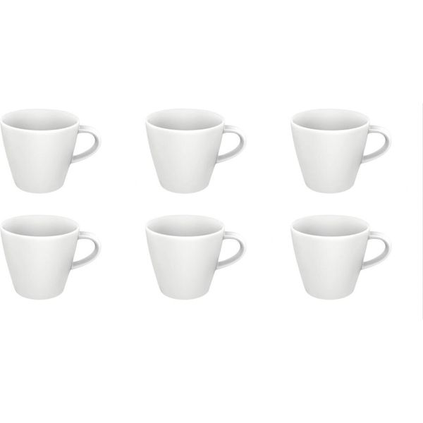 Villeroy & Boch Manufacture Rock Blanc 6Er Set Espressoobertasse Weiß D. 6,5 Cm-image