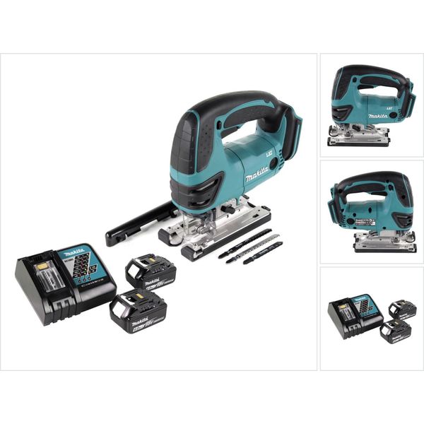 Seghetto Alternativo A Batteria Makita Djv 180 Rg 18V + 2X Batteria 6,0 Ah + Caricabatterie-image