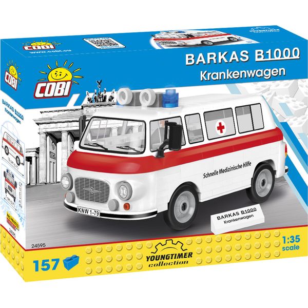 Cobi® COBI-24595 Cobi® Youngtimer COBI-24595 Barkas B1000 Krankenwagen Bausatz-image