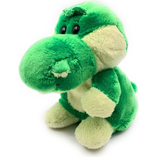 Onwomania Peluche Peluche Dinosauro Animale Preistorico Lucertola Gigante Drago Verde Altezza 12 Cm Verde-image