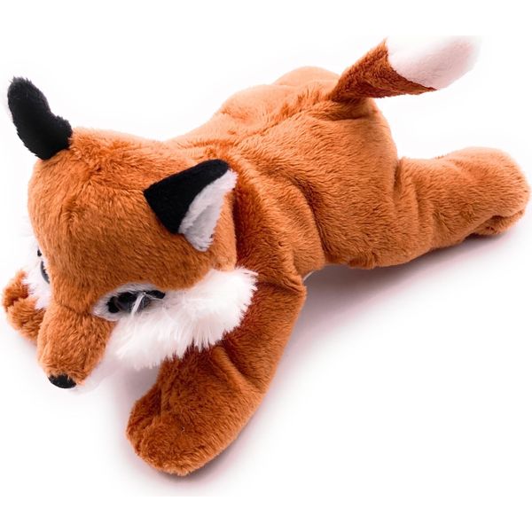 Onwomania Peluche Peluche Peluche Predatore Cerbiatto Volpe Lunghezza 22 Cm Marrone-image