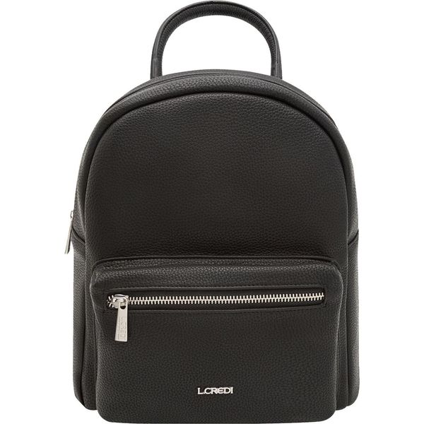 L.Credi Zaino Per Il Tempo Libero Zaino Budapest Backpack Black Nero-image
