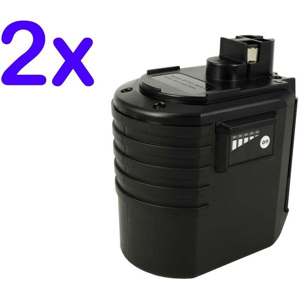 2X Powersmart 3000Mah Akku FüR Bosch/Berner 11225VSR 0 611 225 703, 0 611 260 539, Gbh 24VFR, Gbh 24VRE, 1617334082, 1617334216, Spit 327-image