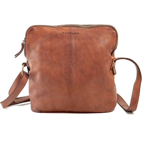 Harold's Pelle Borsa A Tracolla Borsa A Tracolla Submarine Postbag Upend Cognac Marrone-image