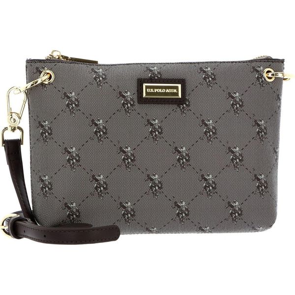 U.S. Polo Assn. Borsa A Tracolla Hampton Flat Crossbody Bag Brown / Brown Verde-image