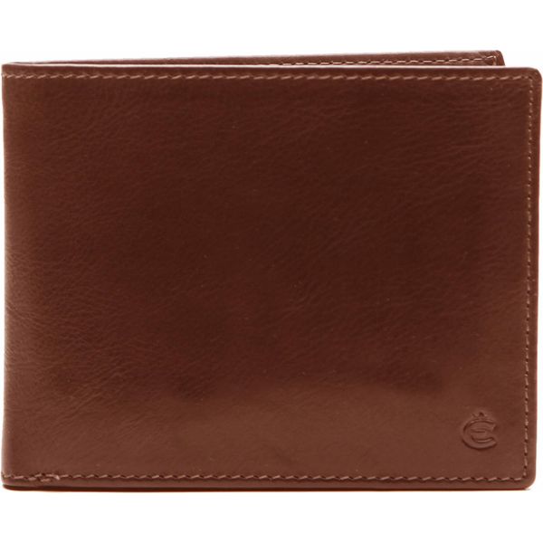 Esquire Pelle Portafoglio Dallas Wallet Horizontal Brown Marrone-image