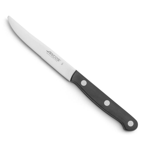 Coltello Arcos Da Tavolo 375200 Monoblocco In Un Unico Pezzo Di Acciaio Inox E Lama Di 12 Cm In Scatola-image