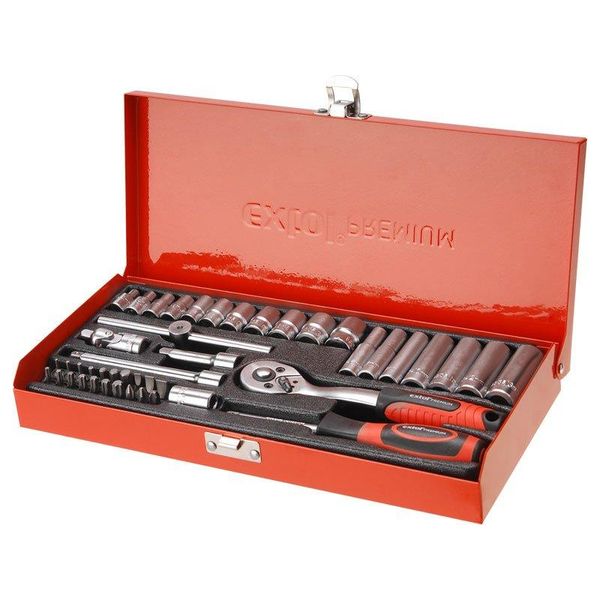 Extol Premium 8818360 Set Di Bussole 45Pcs 1/4""-image