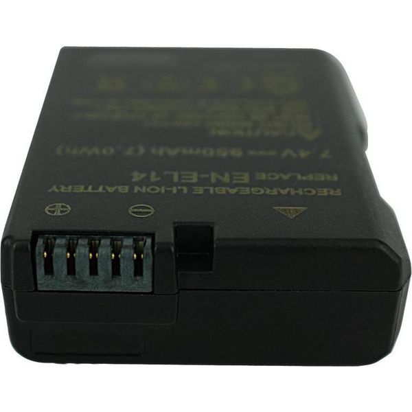 Batteria Powersmart Per Nikon Dslr D3200, Dslr D5200, EN-EL14, En-El14E-image