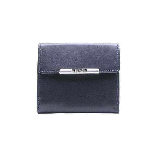 Esquire Pelle Portafoglio Helena Lady Wallet Rfid Blue Blu Scuro-image