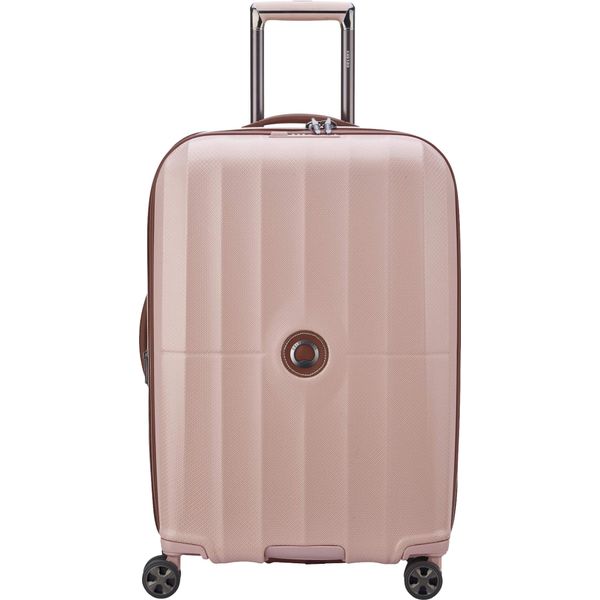 Delsey Paris Carrello Carrousel Expandable 4 Double Rolls Trolley 67 Pink Rosa-image