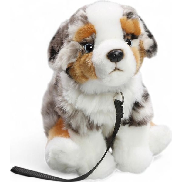 Carl Dick Cane Da Pastore Australiano Con Guinzaglio Circa 25Cm 3428 Peluche, Peluche, Peluche-image