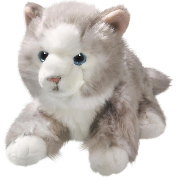 Gatto Carl Dick Sdraiato Grigio, Circa 23 Cm 3241003 Peluche, Peluche, Peluche-image