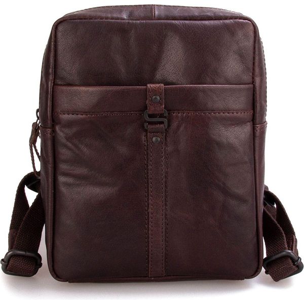 Spikes & Sparrow Pelle Zaino Per Il Tempo Libero Zaino Bronco Backpack Dark Brown Marrone-image
