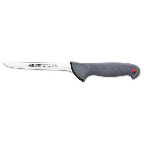 Coltello Da Disosso Arcos Colore - Prof 242100 Acciaio Inox Nitrum E Mango Lama Ergonomica In Polipropilene E 15 Cm, Vetrinetta-image