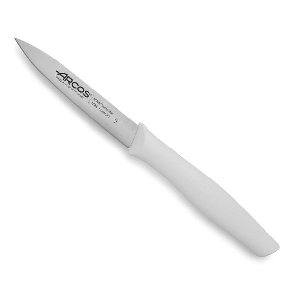 Coltello Mondador Arcos Nova 188624 In Acciaio Inossidabile E Polipropilene Di Mango, Lama Bianca Di 10 Cm In Confezione Da Esposizione-image