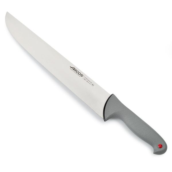 Coltello Da Macellaio Arcos Colore - Prof 240700 Acciaio Inox Nitrum E Mango Polipropilene Ergonomico E Lama Da 35 Cm, Vetrina-image