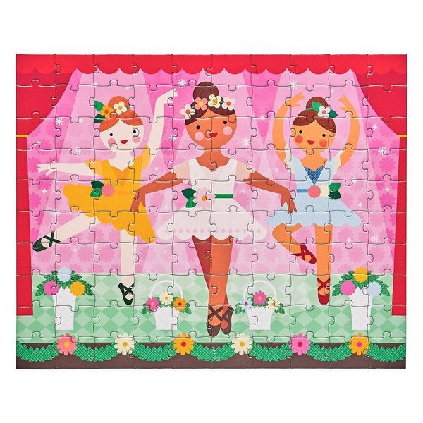 Petit Collage Puzzle Reversibile 2In1 Delle Ballerine-image