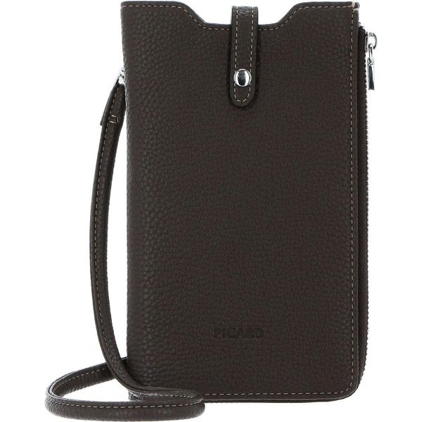 Picard Borsa A Tracolla Borsa Per Cellulare Loire 1 Mobile Phone Pocket Taupe Marrone-image