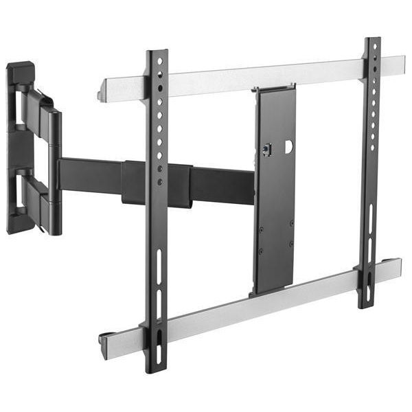 Supporto A Parete Per Monitor Tv 32-60" Completamente Regolabile, Estensibile, Girevole, Inclinabile, Ruotabile, Ultrapiatto, SLIMLINE-A-466-B"-image