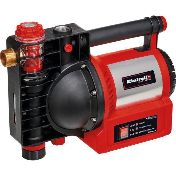 Pompa Da Giardino Einhell GE-GP 1246 N Fs, Portata Massima 4600 L/H, Potenza 1200 W, Prevalenza Massima 50 M-image
